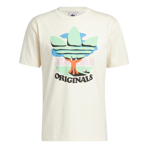 Футболка adidas originals Trefoil Tree T-shirt 'Non Dyed', цвет non dyed/multicolor