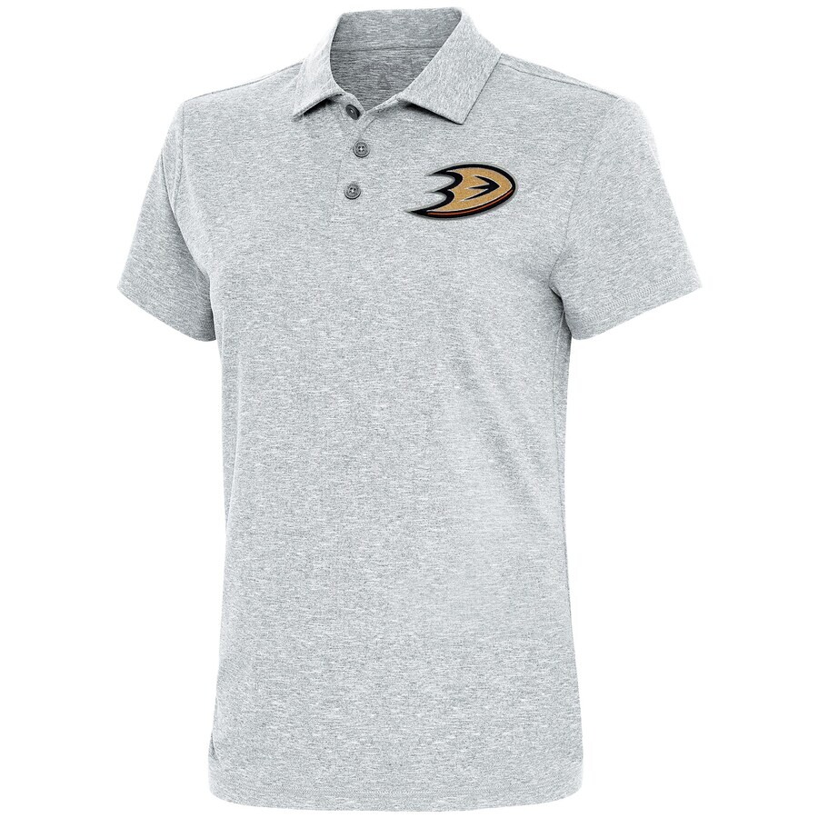 

Поло с коротким рукавом Antigua Anaheim Ducks, серый