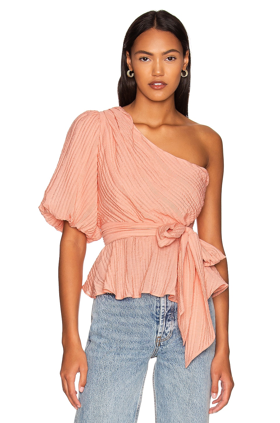 

Топ MINKPINK Vera One Shoulder, цвет Rose