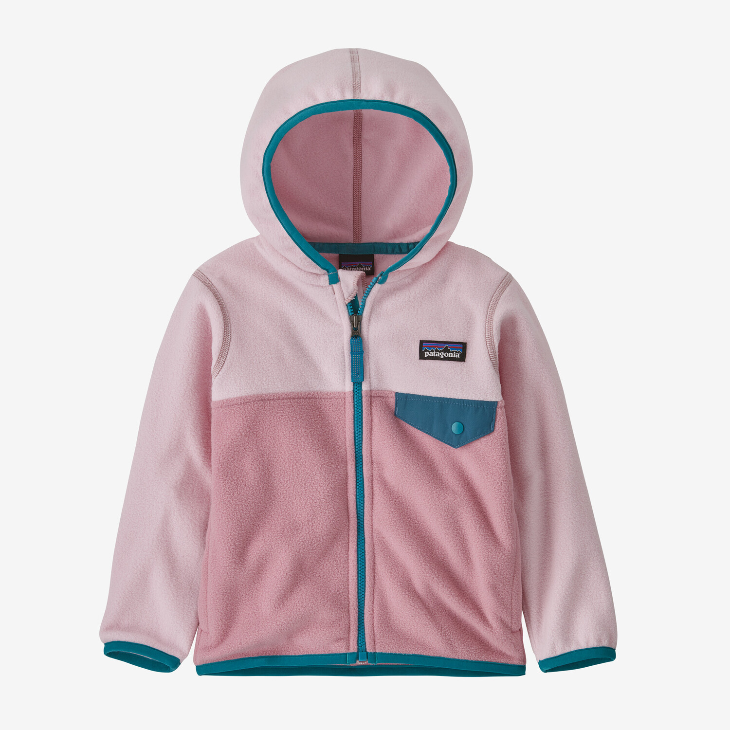 

Флисовая куртка Baby Micro D Snap-T Patagonia, цвет Planet Pink