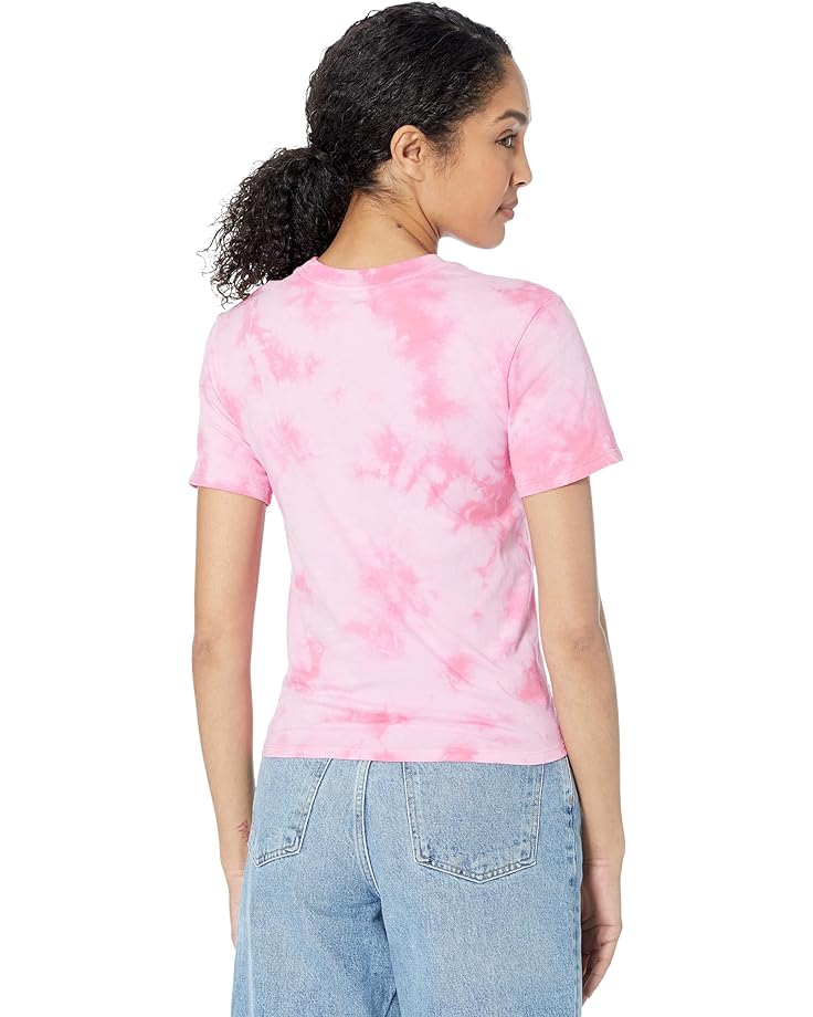 Футболка Ivory Ella Heritage Carnation Cloud Tie-Dye Knotted T-Shirt, цвет Pink Carnation Cloud Tie-Dye рубашка из мериноса mons royale women s icon relaxed tank tie dyed цвет cloud tie dye