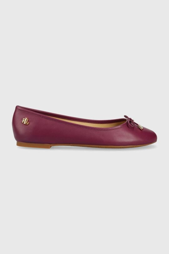 

Кожаные балетки Jayna Lauren Ralph Lauren, фиолетовый