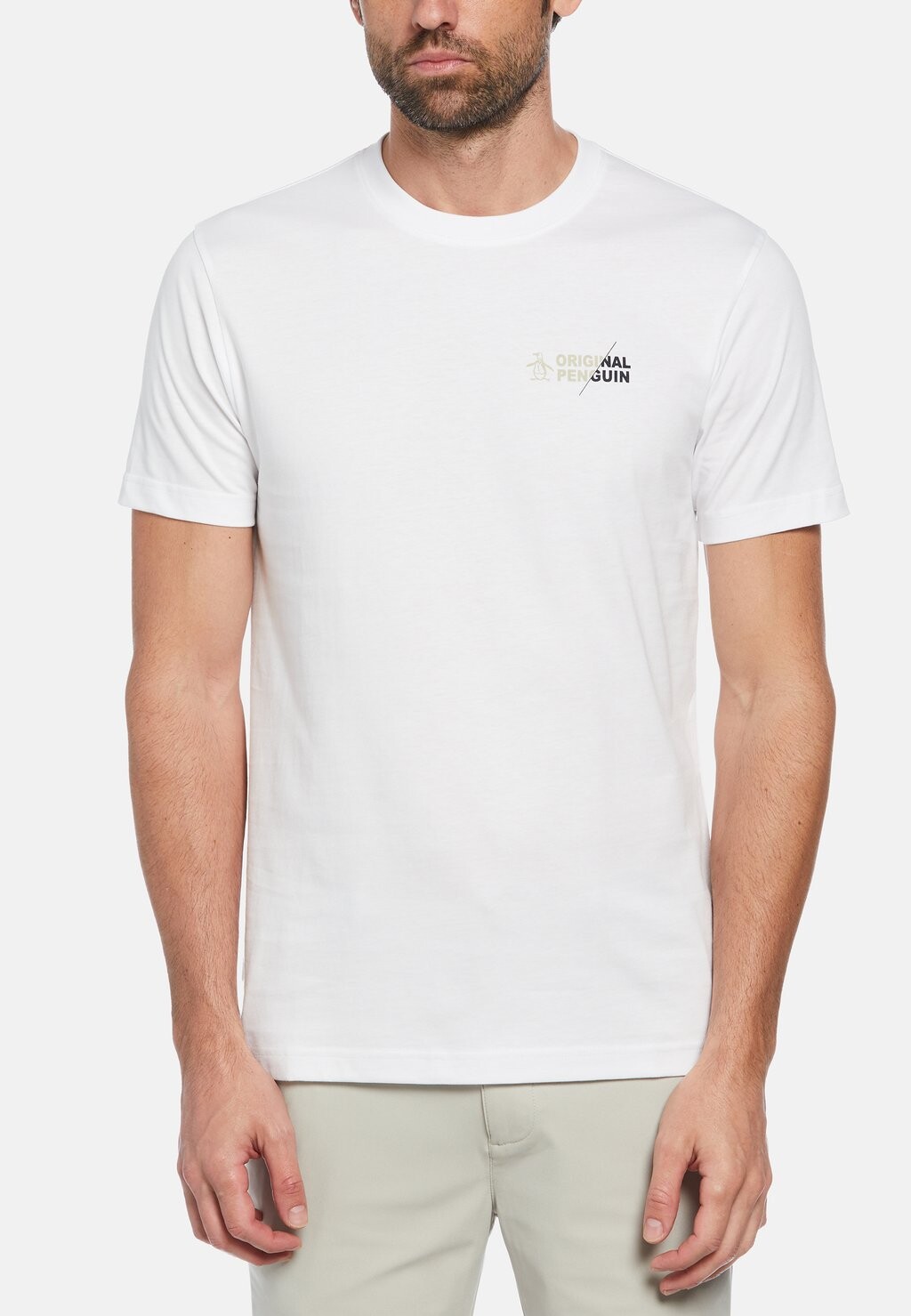 

Базовая футболка SPLICED LOGO Original Penguin, белый