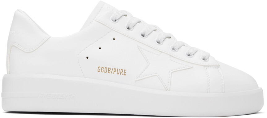 

Белые кроссовки Purestar на биооснове Golden Goose