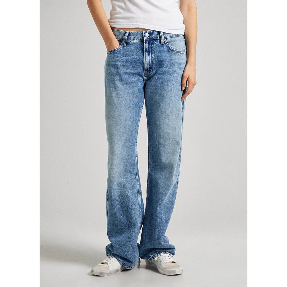 

Джинсы Pepe Boyfriend Fit Vintage Low Waist, синий