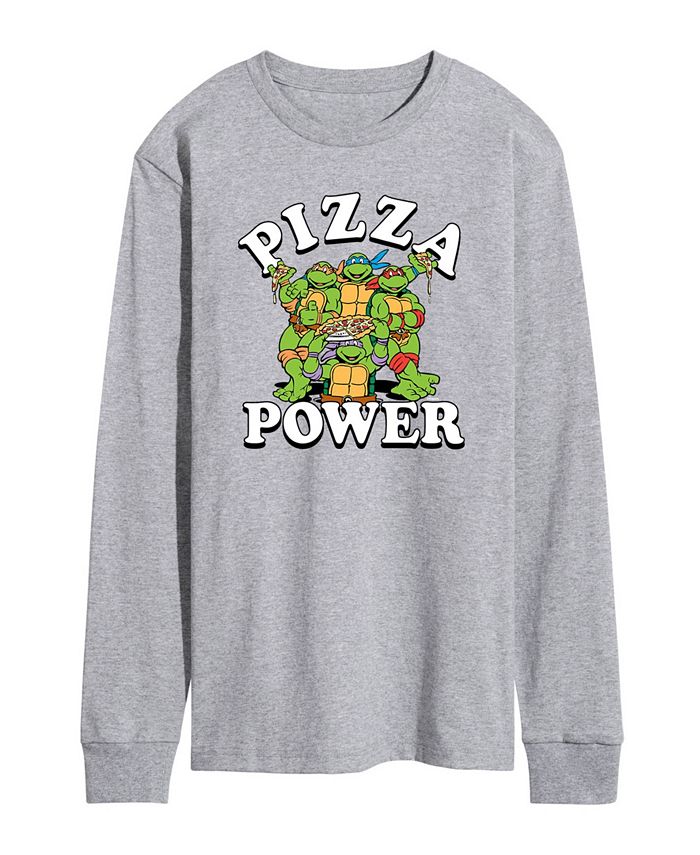 Мужская футболка Черепашки Ниндзя Pizza Power AIRWAVES, серый фигурка funko pop comics teenage mutant ninja turtles – donatello with chase 9 5 см