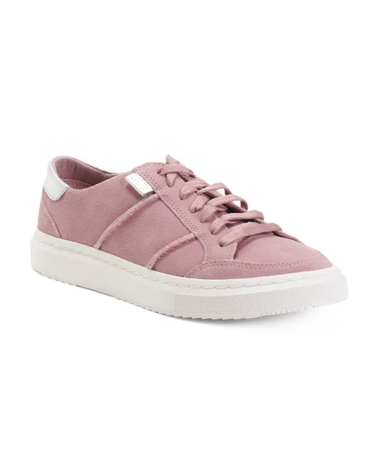 

Замшевые кроссовки Alameda на шнуровке Ugg, розовый/серебро