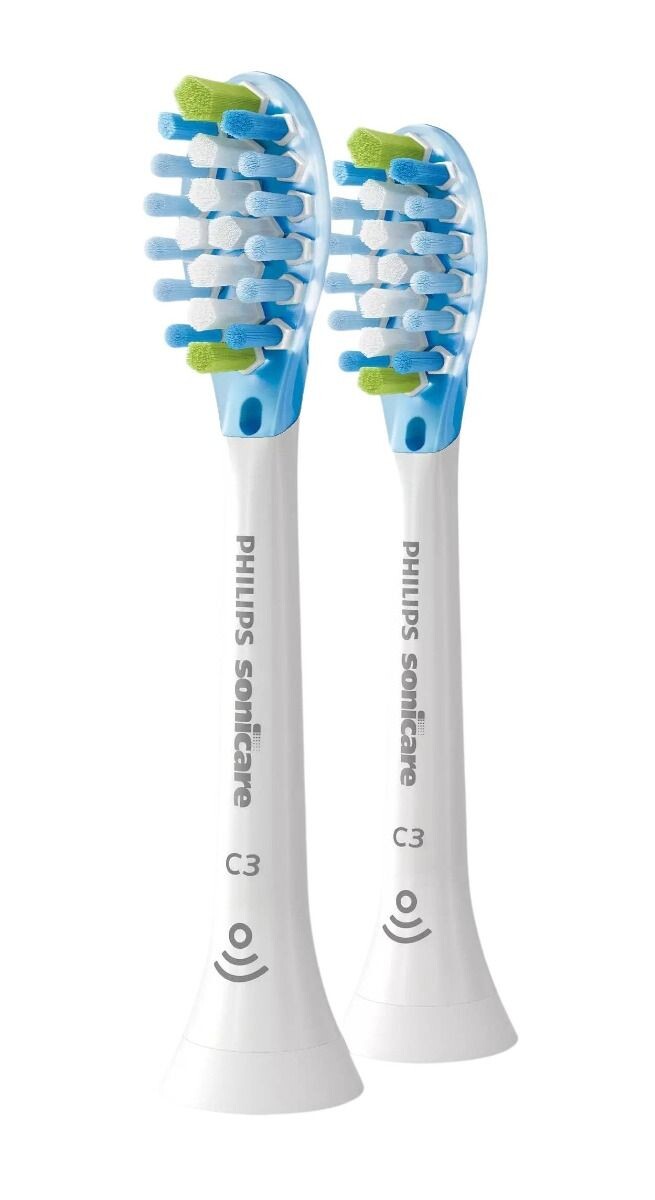 

Насадки для звуковой зубной щетки Philips Sonicare C3 Premium Plaque Defence HX9042/17, 2 шт