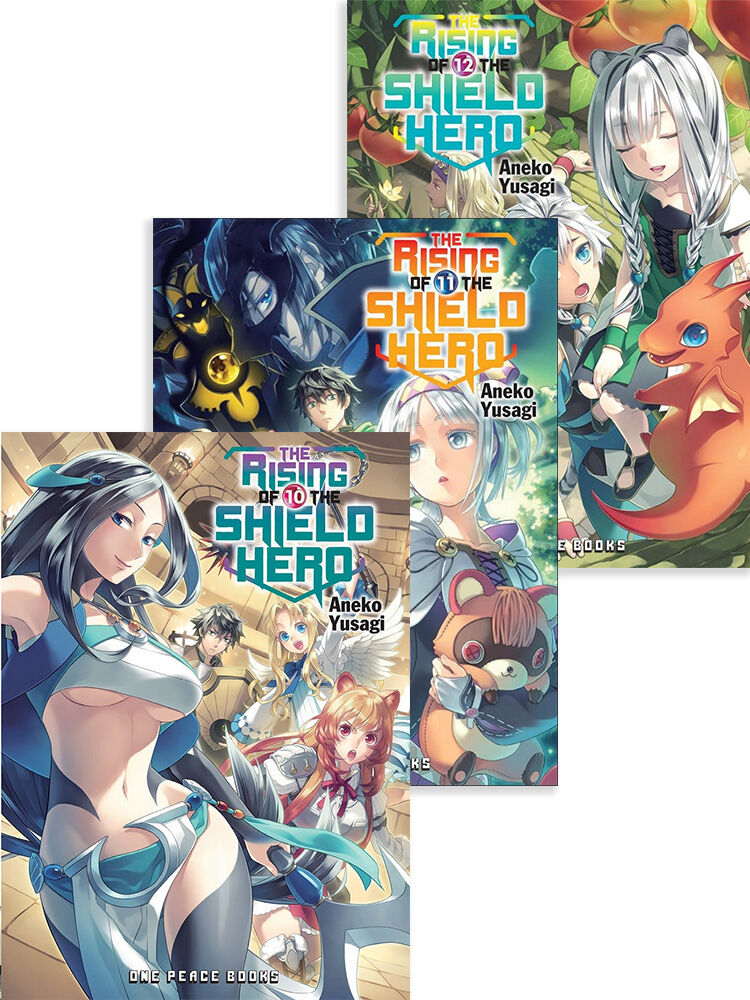 

Новелла The Rising of the Shield Hero Novel (10-12) Bundle