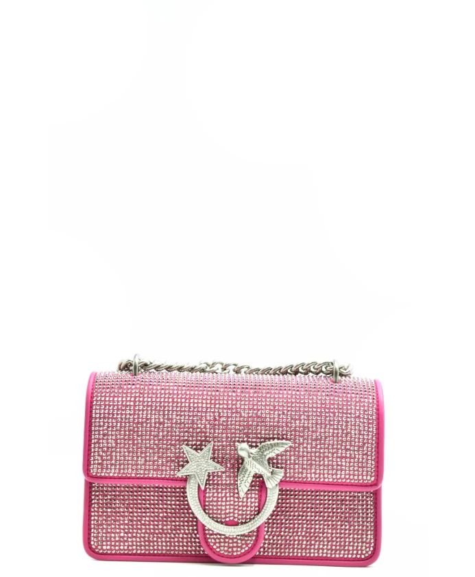 

Стильные сумки через плечо Pinko, розовый