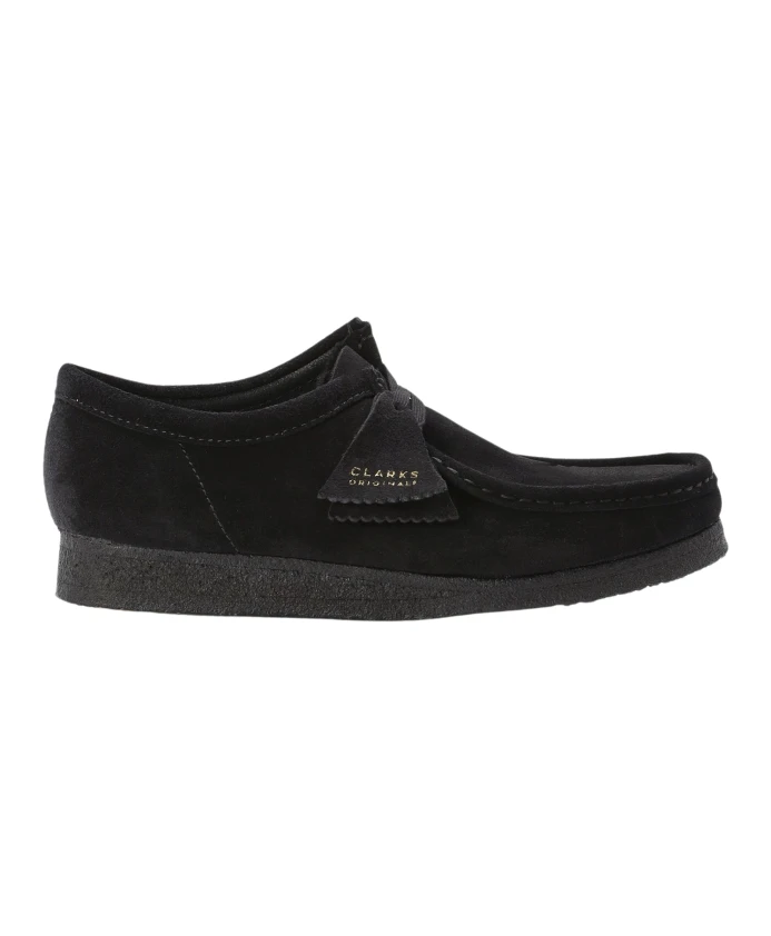 

Замшевые туфли Wallabee Clarks, черный