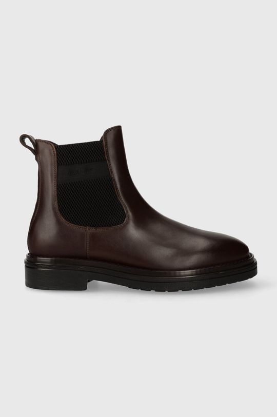 Кожаные ботинки челси Boggar Gant, коричневый кожаные ботинки челси с логотипом gant коричневый