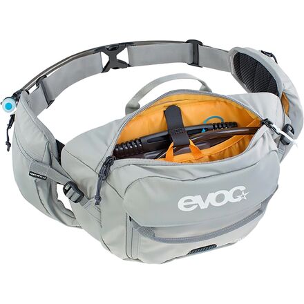 Набедренный рюкзак 3 л + мочевой пузырь 1,5 л Evoc, светло-серый