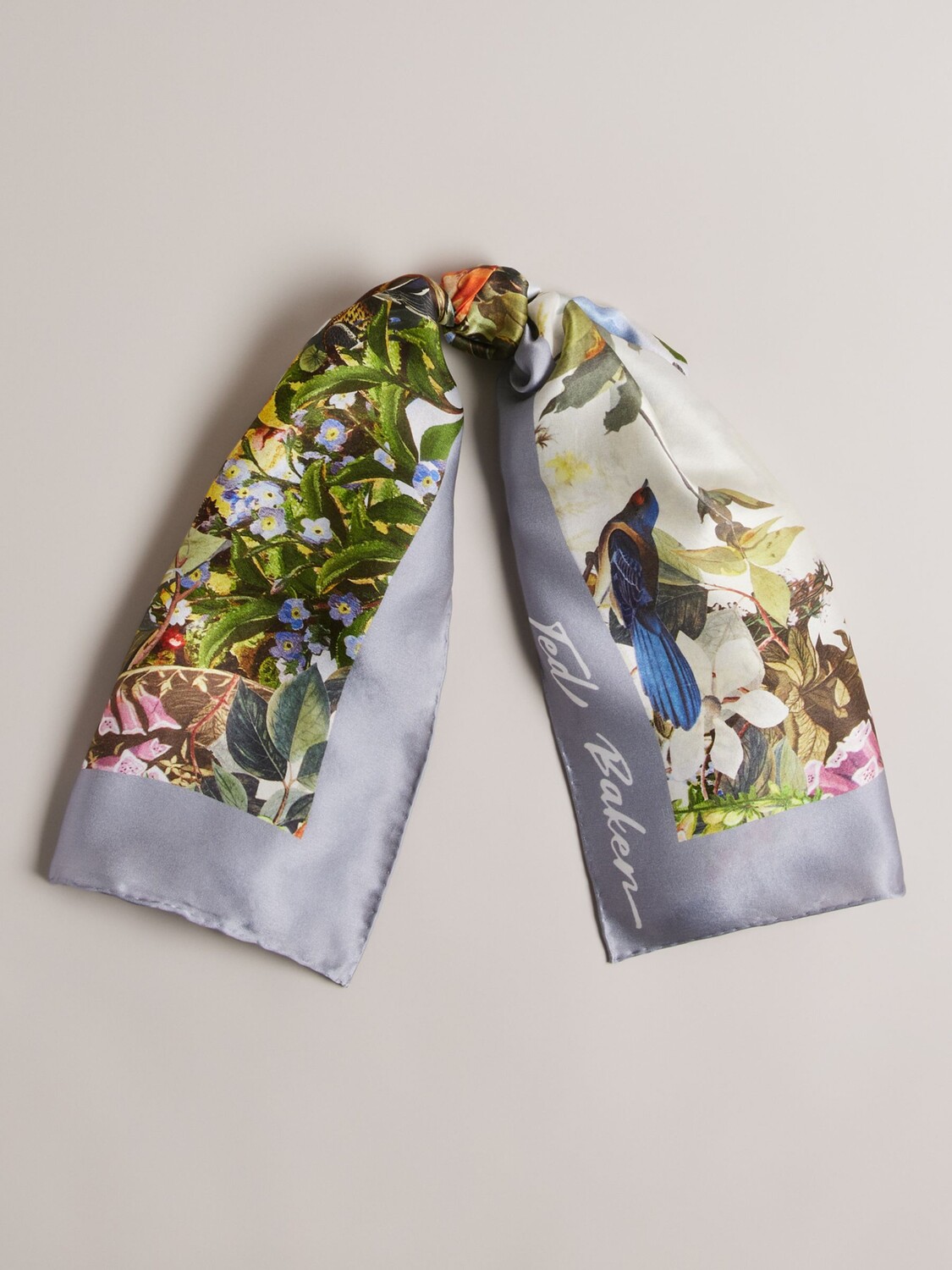 

Квадратный шарф с цветочным принтом Ted Baker Kerriea, разноцветный