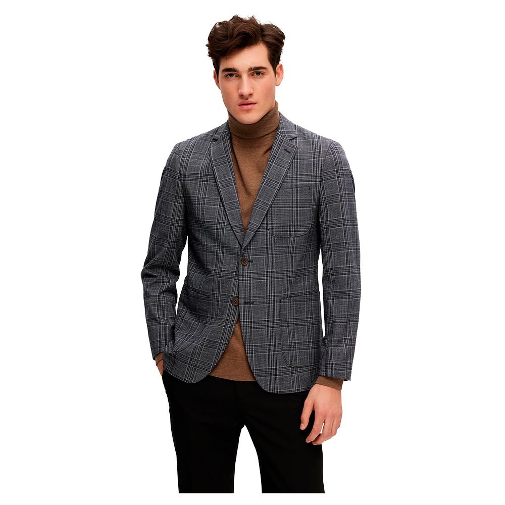 

Блейзер Selected Knox Slim Fit, синий