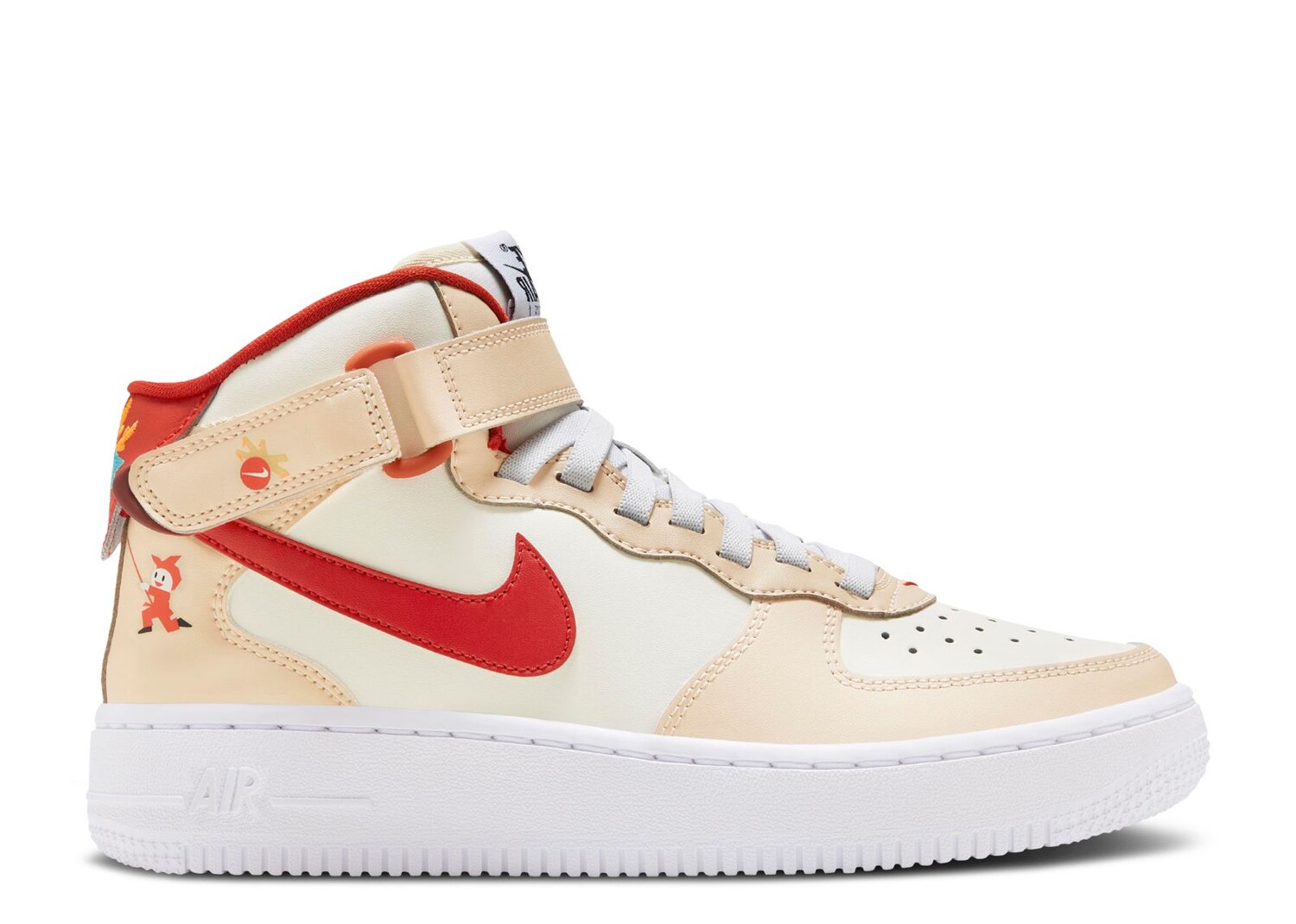 

Кроссовки Nike Air Force 1 Mid Easyon Gs 'Year Of The Dragon', кремовый