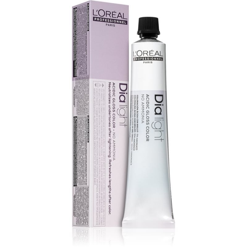 

L'Oréal Professionnel Dia Light стойкая краска для волос без аммиака оттенок 8.21 Cenere Iridescente Biondo Chiaro 50 мл