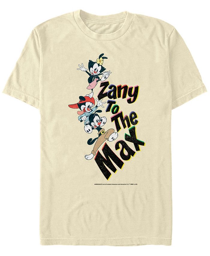 Мужская футболка с коротким рукавом Animaniacs Animated Series Zany Fifth Sun, тан/бежевый