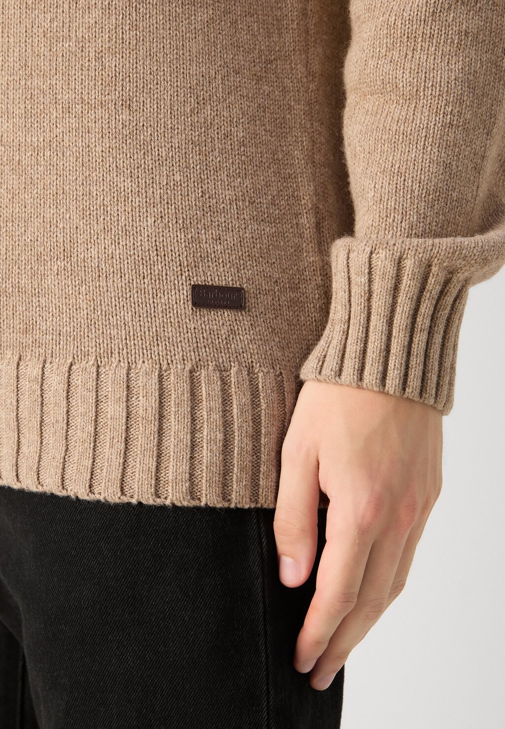 

Джемпер DUFFLE CABLE ROLLNECK JUMPER Barbour, цвет Stone