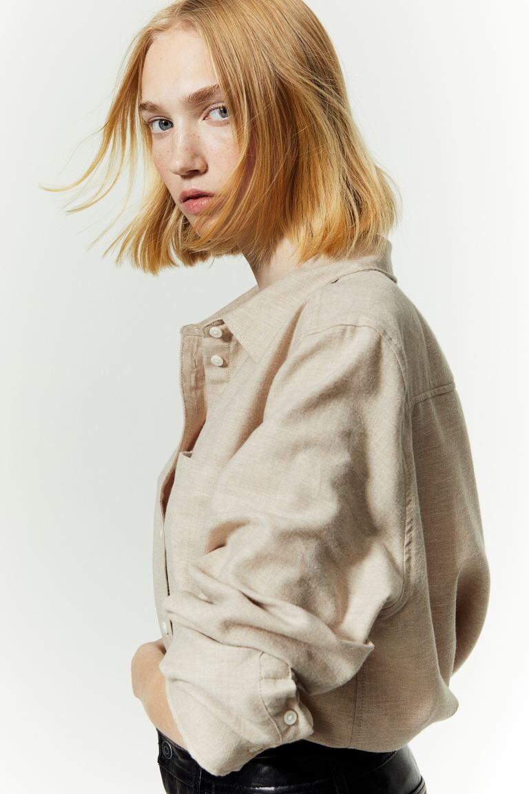 

Рубашка из хлопковой фланели H&M