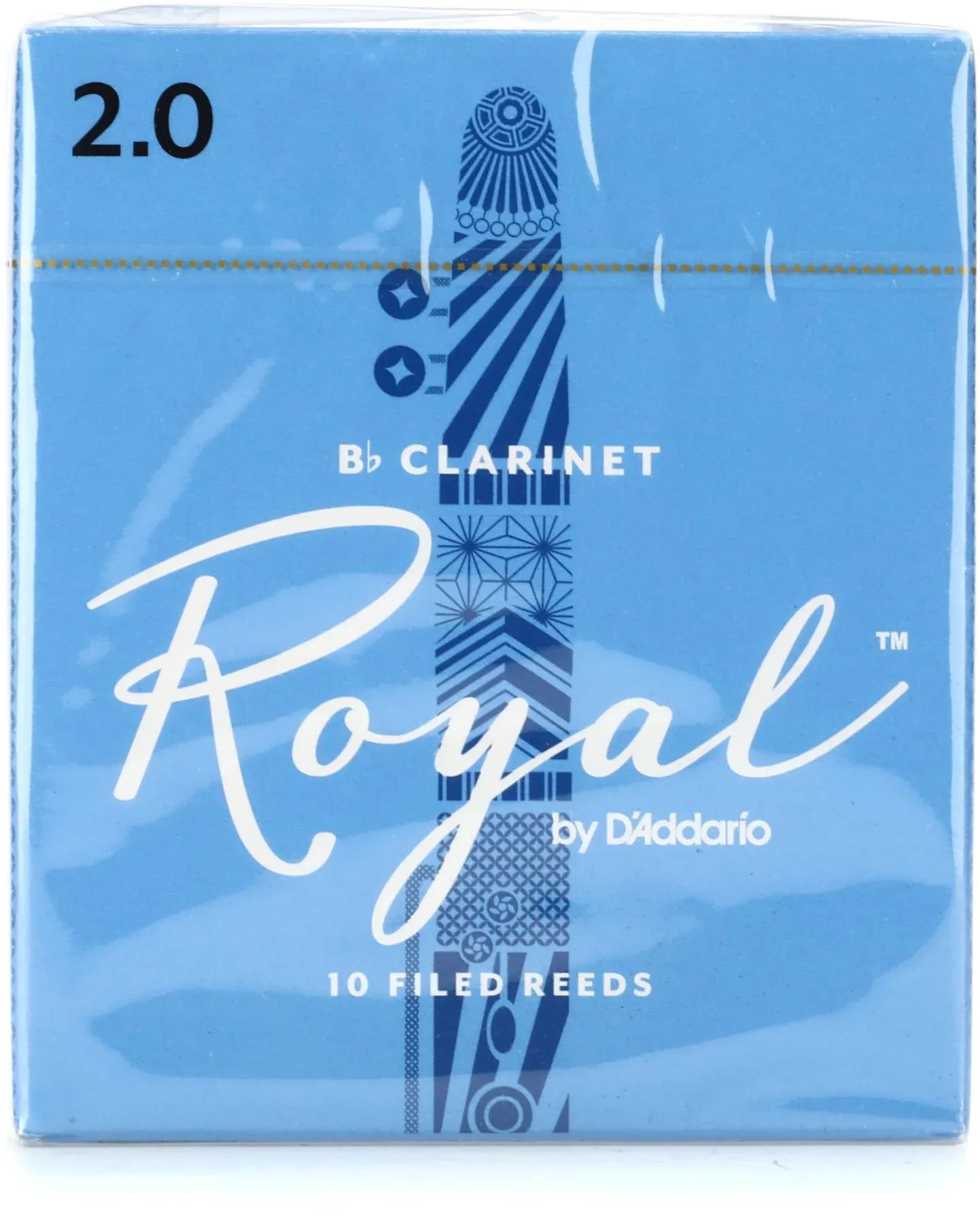 

Трость для кларнета D'Addario RCB10 Royal Bb — 2.0 (10 шт.)