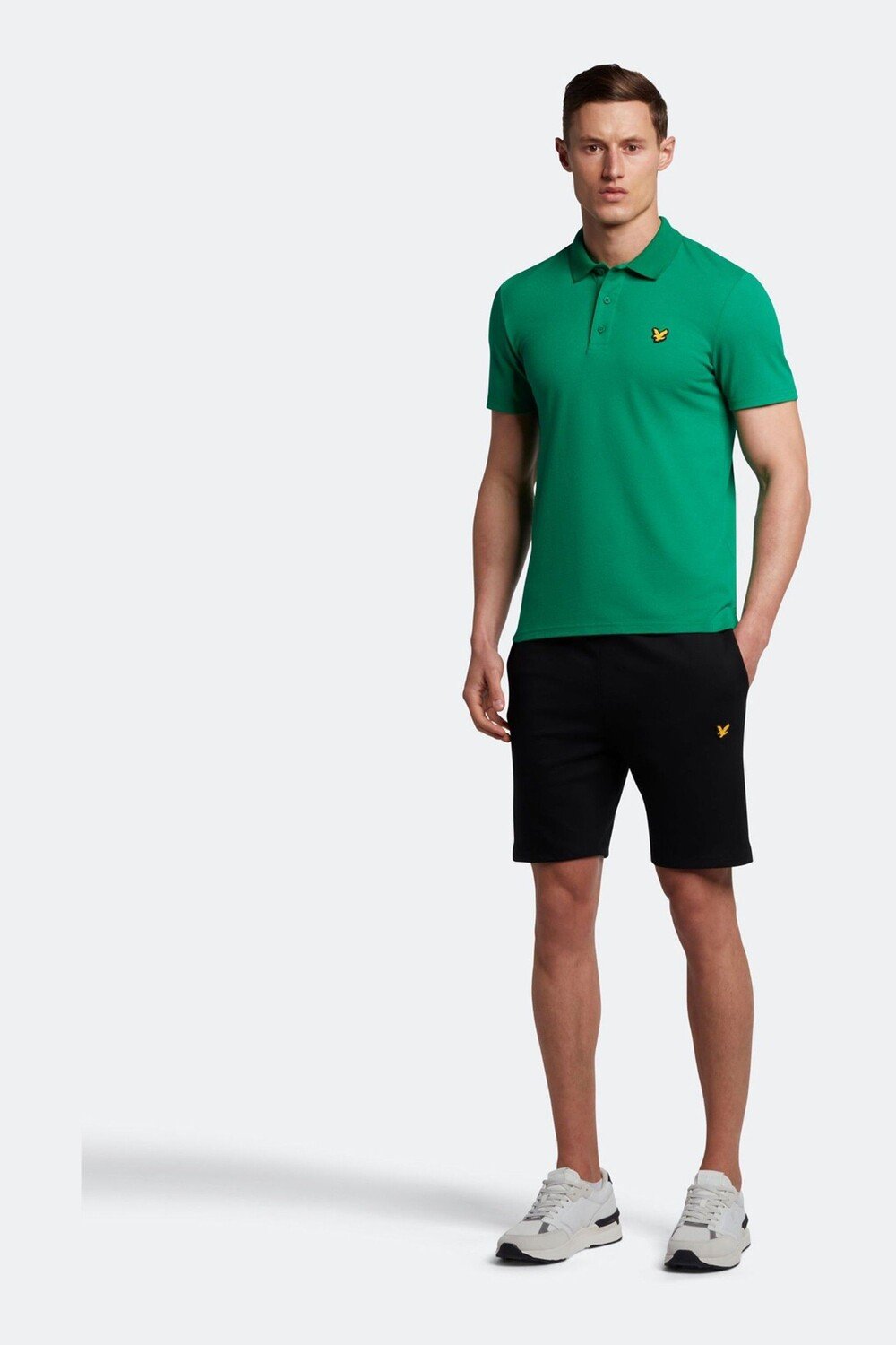 

Флисовые шорты Black Fly Lyle & Scott, черный