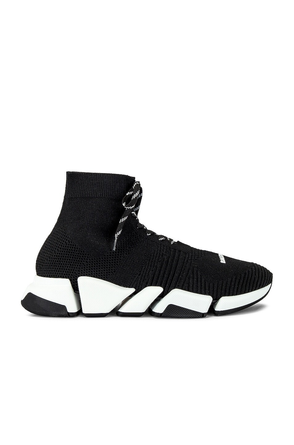 

Кроссовки Balenciaga Speed 2.0 Lace Up, цвет Black & White