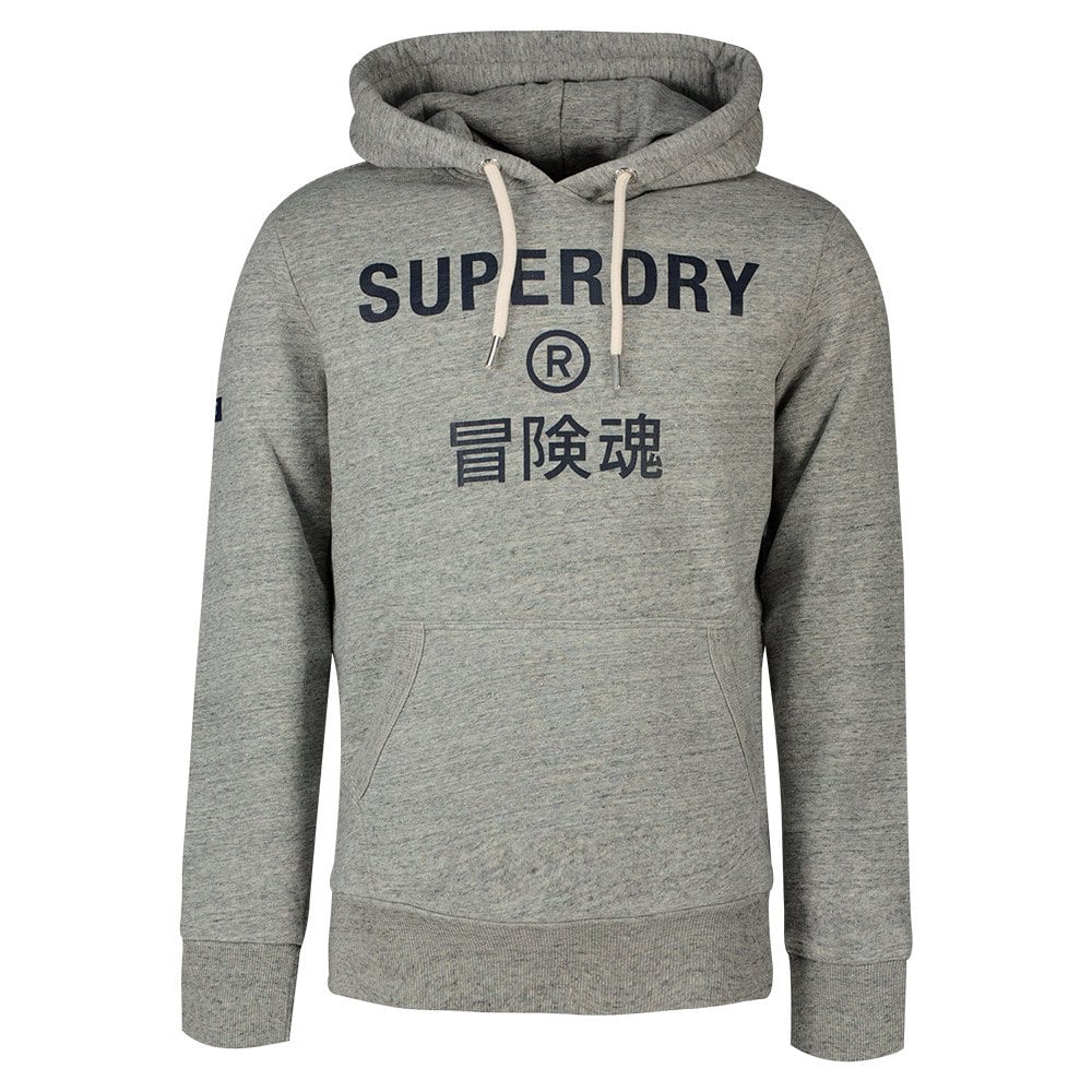 

Худи Superdry Vintage Corp Logo Marl, серый