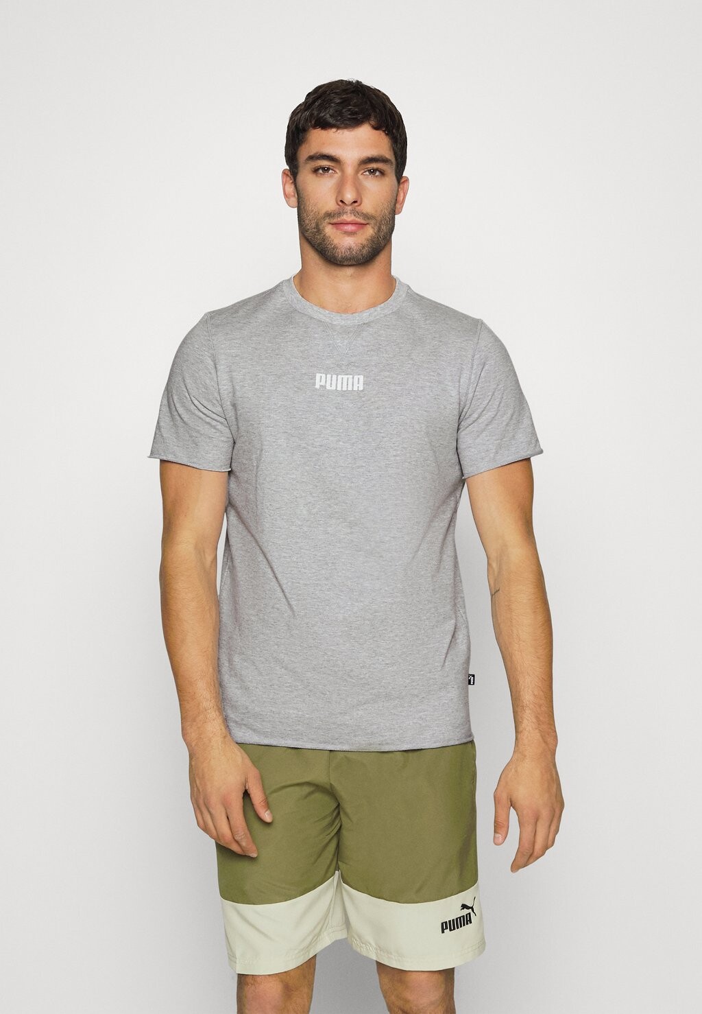 

Футболка с принтом Puma, серый