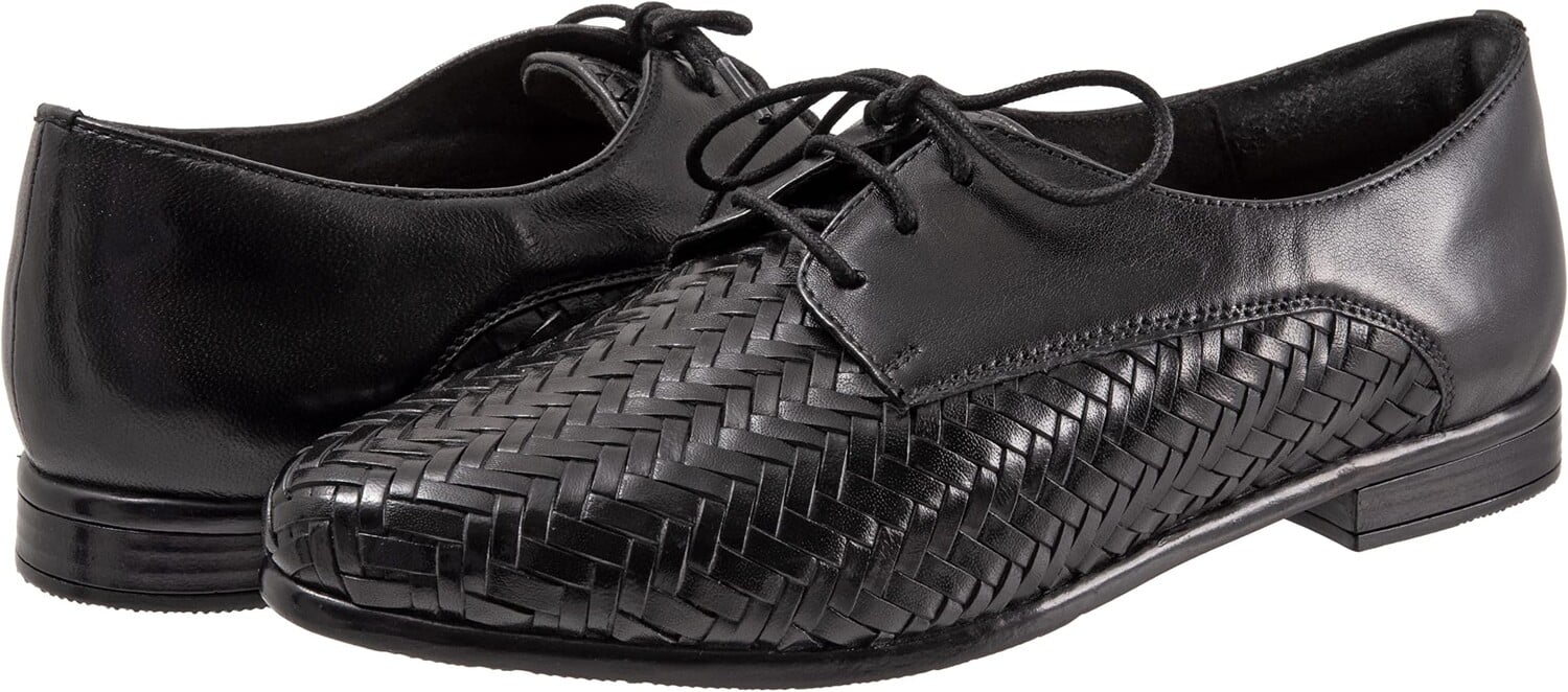 

Оксфорды Lizzie Herringbone Trotters, черный