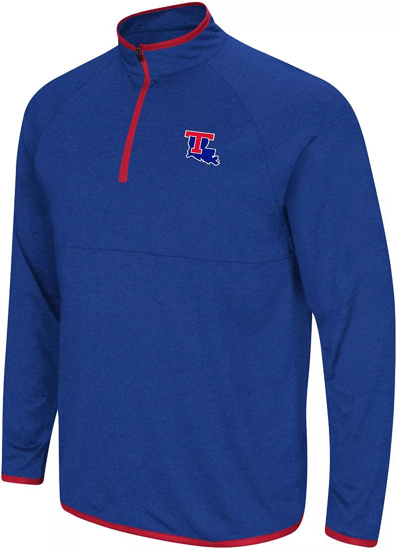 Colosseum Мужская синяя куртка на молнии Louisiana Tech Bulldogs Rival на молнии