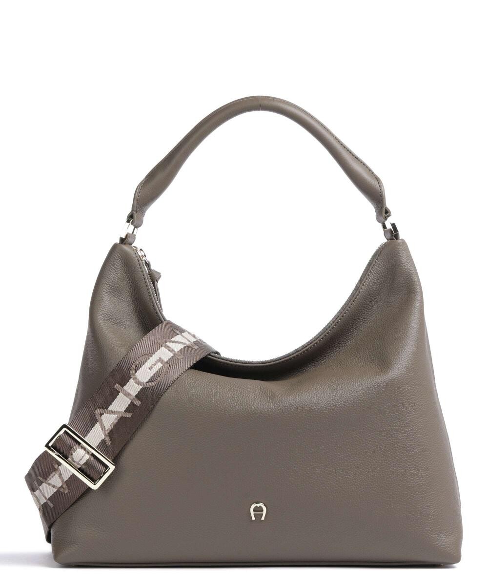 

Сумка-ведро Zita из зерненой коровьей кожи Aigner, коричневый
