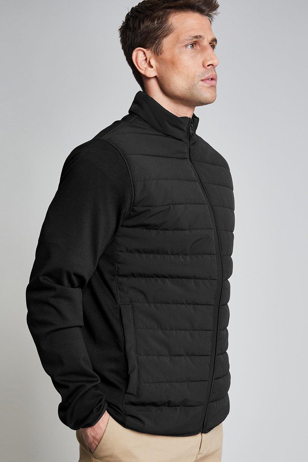Роскошная легкая стеганая куртка 'Aran' Threadbare, черный