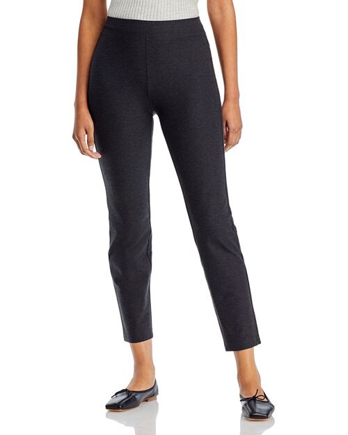 

Укороченные брюки узкого кроя до щиколотки Eileen Fisher, цвет Gray