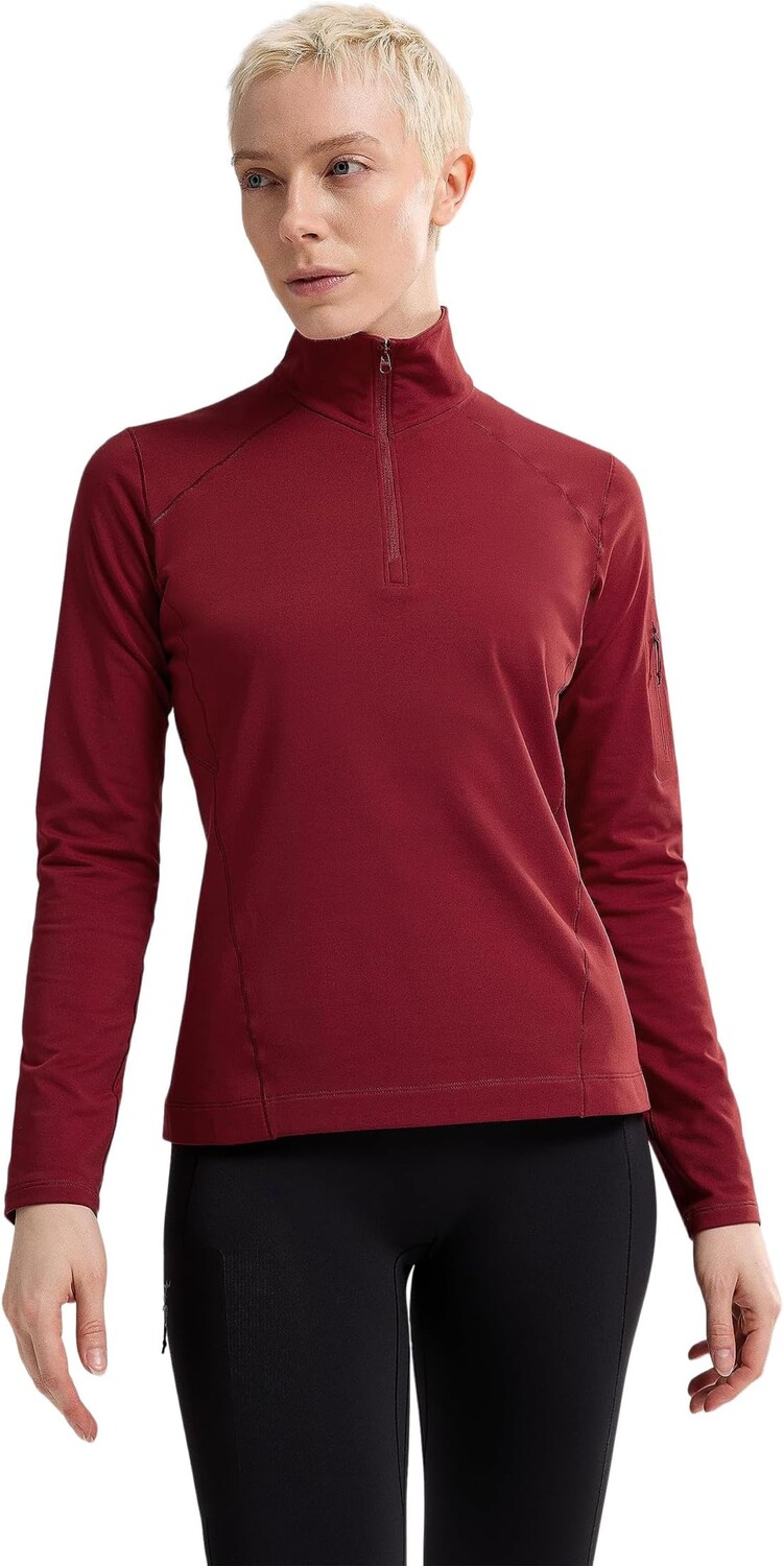 

Толстовка Rho Zip Neck Arc'teryx, бордо