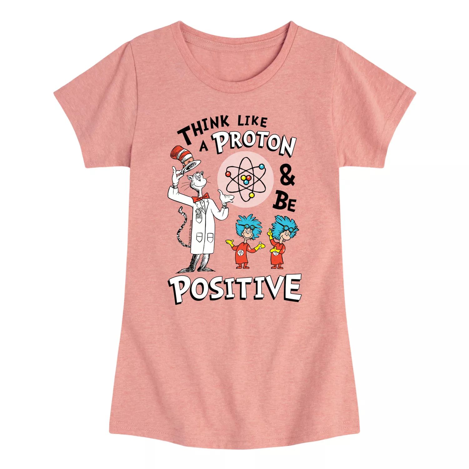 Футболка Dr. Seuss Proton Be Positive для девочек 7–16 лет Licensed Character
