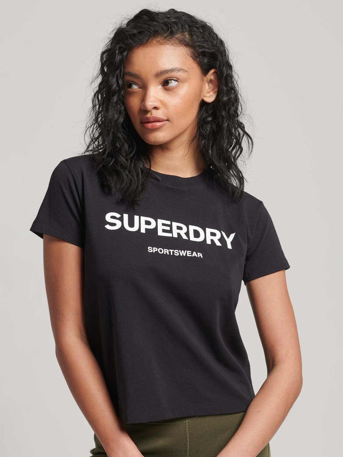 

Футболка Superdry с рисунком 90-х годов, черная, Черный
