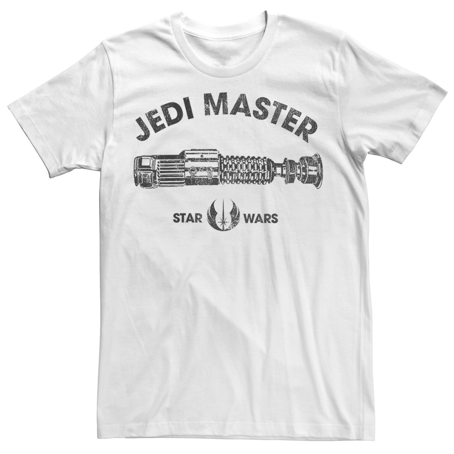 Мужская футболка с логотипом Star Wars Jedi Master Lightsaber