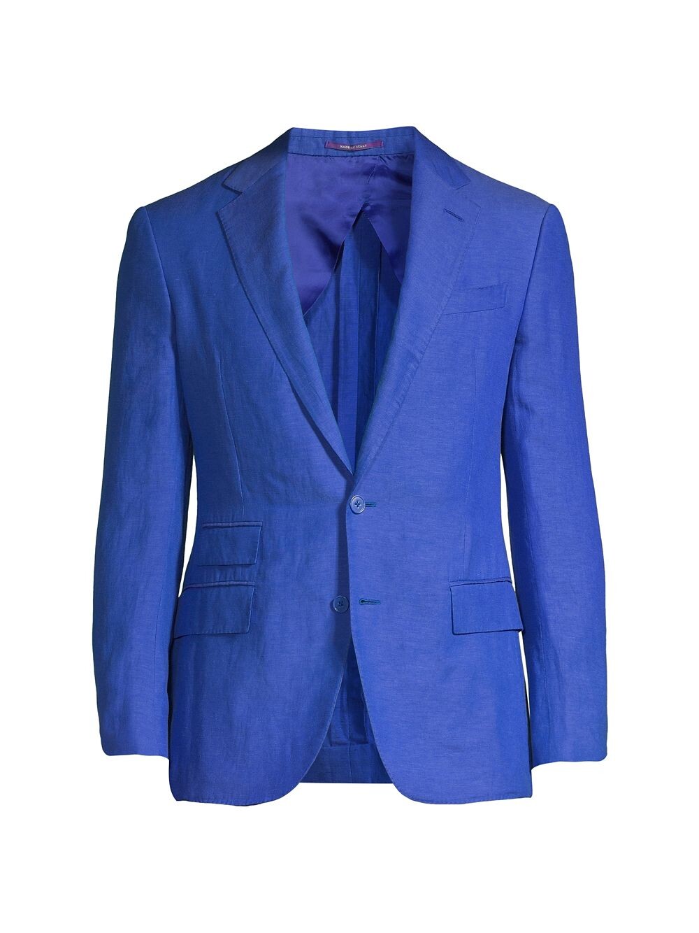 

Спортивная куртка Kent из льна и шелка Ralph Lauren Purple Label, синий