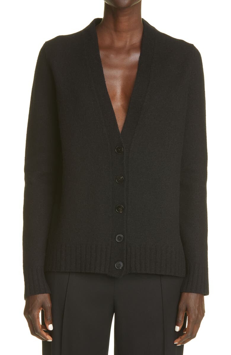 

Кардиган из вареной шерсти JIL SANDER, черный