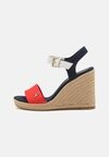 

Сандалии на платформе STRIPES WEDGE Tommy Hilfiger, синий