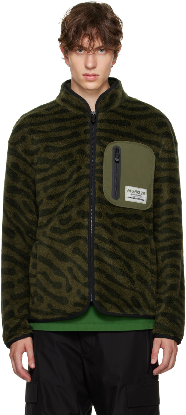 

Moncler Genius Moncler x Salehe Bembury Зеленый свитшот Тедди