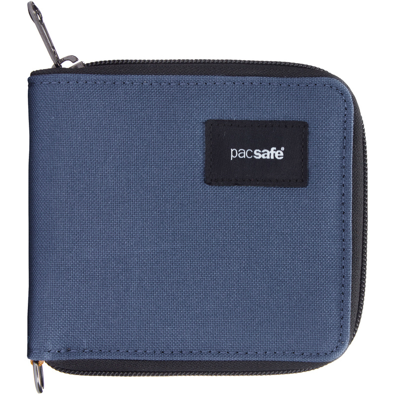 Кошелек Rfidsafe на молнии Pacsafe, синий кошелек pacsafe текстиль на молнии черный