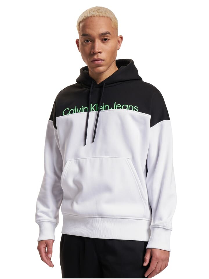 

Толстовка CALVIN KLEIN JEANS, цвет bright white/black