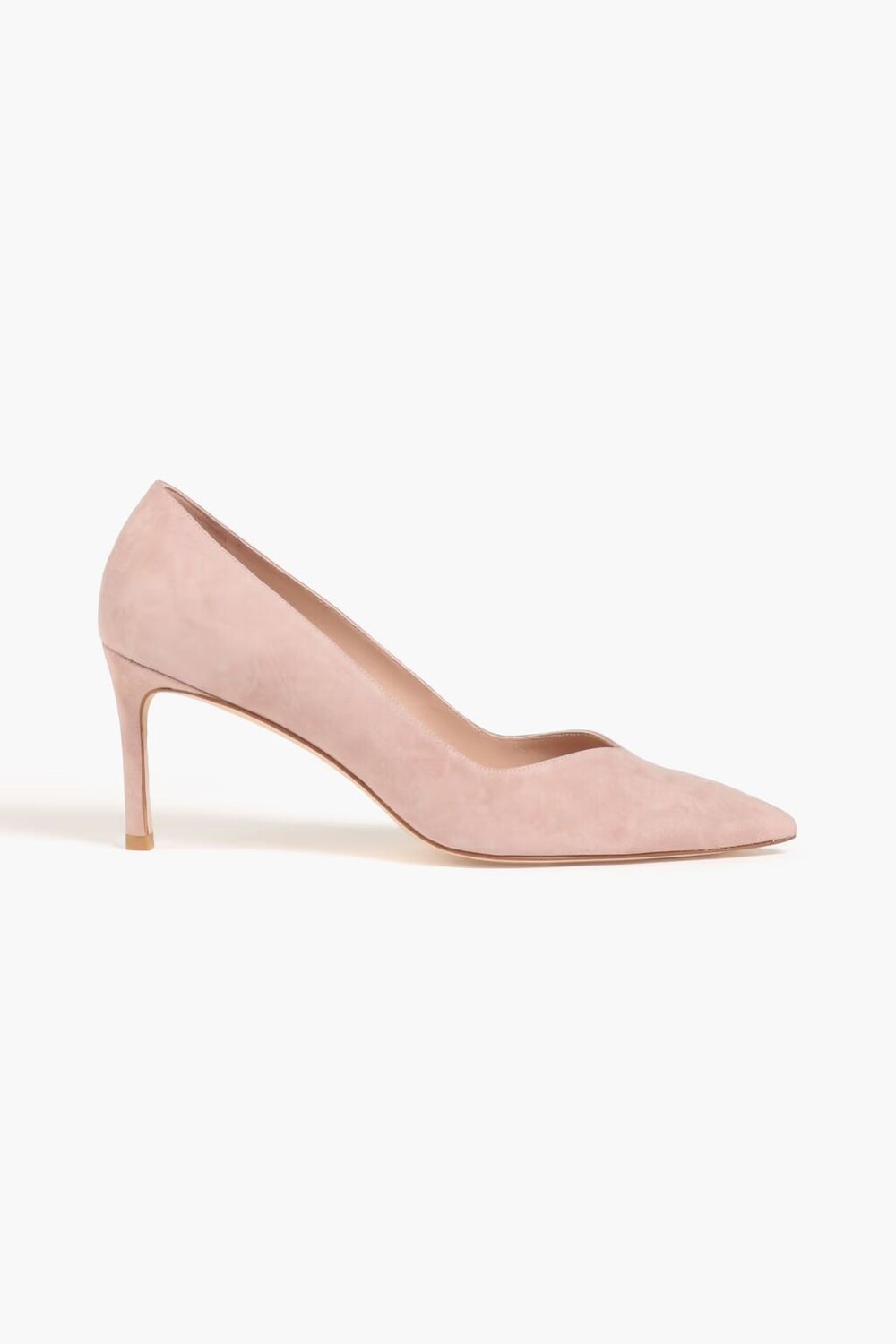 

Замшевые туфли Anny 70 Stuart Weitzman, цвет Blush