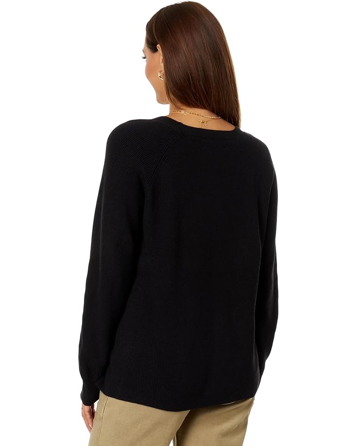 

Свитер Lucky Brand Cloud Soft V-Neck Sweater, черный