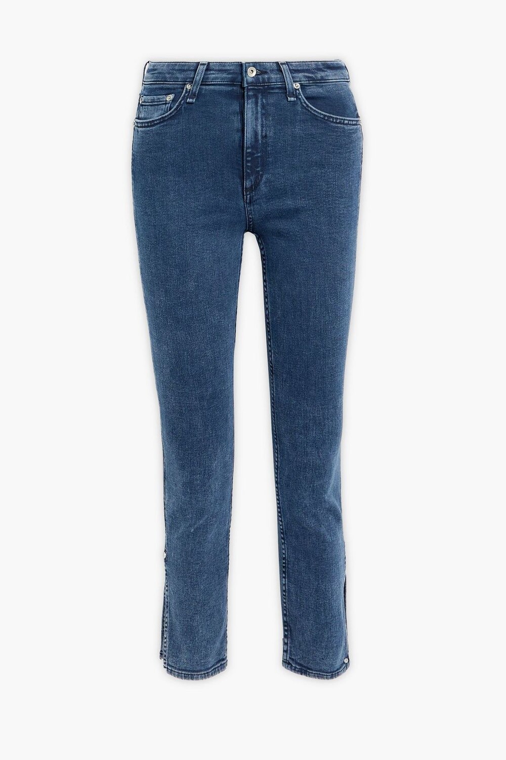 

Джинсы скинни Nina с завышенной талией RAG & BONE, синий