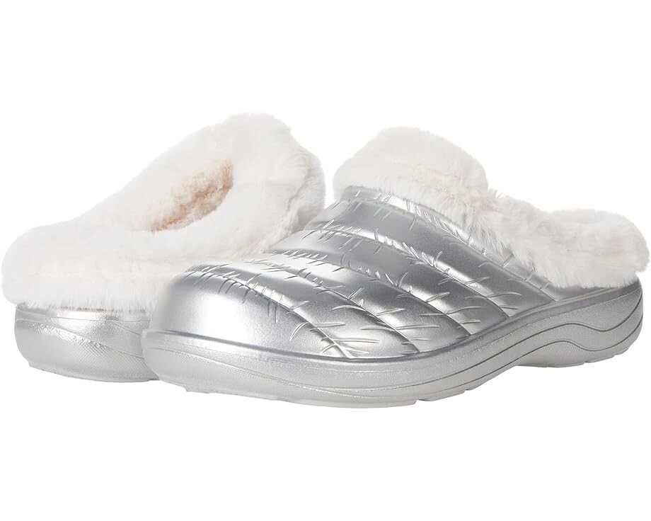 

Сабо SKECHERS Foamies Cozy Camper - Glamping, серебряный
