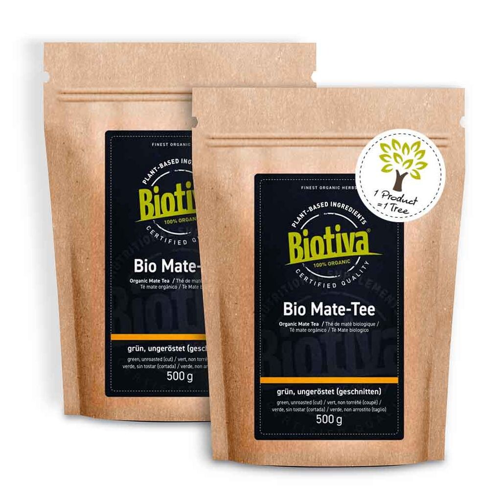 

Чай мате Biotiva 1000г (2х500г) из органического земледелия Good Organics Gmbh