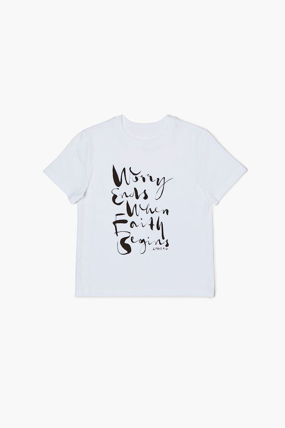 

Детская футболка из органического хлопка Forever 21, кремовый